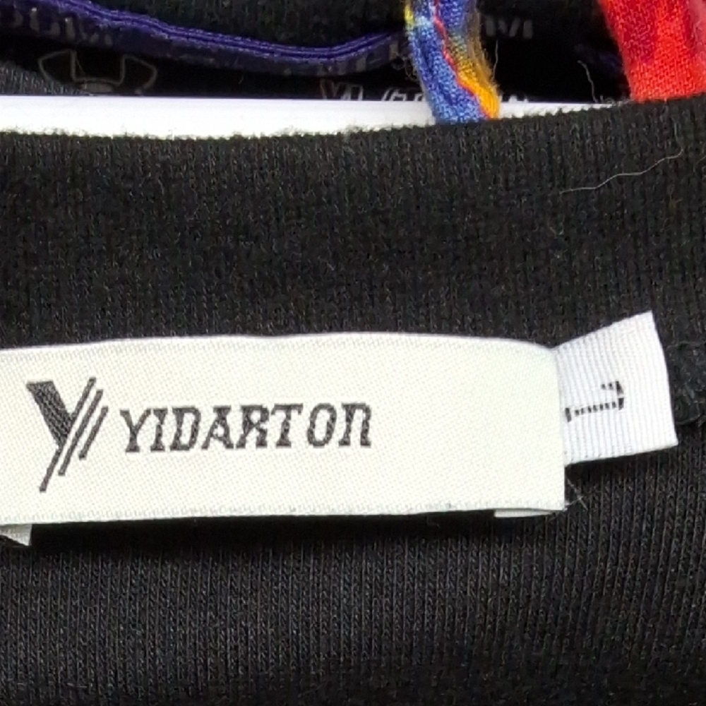 Yidarton Black Top with Multicolor Accents size womens L (Oversized) - Picture 3 of 14